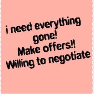 Make me an offer dolls. 😘